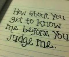 The “Judge” mentality