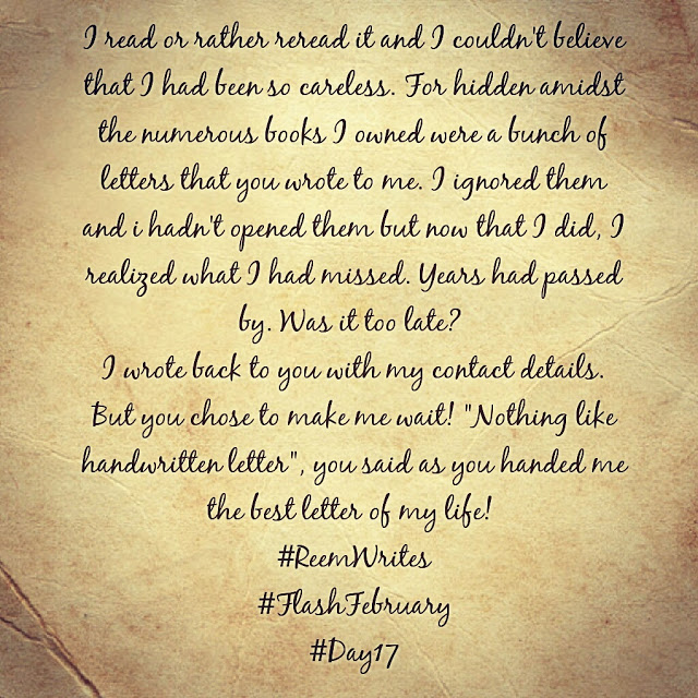 #FlashFebruary Day 17