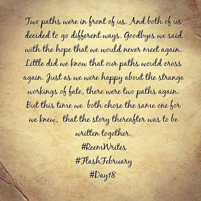 #FlashFebruary Day 18