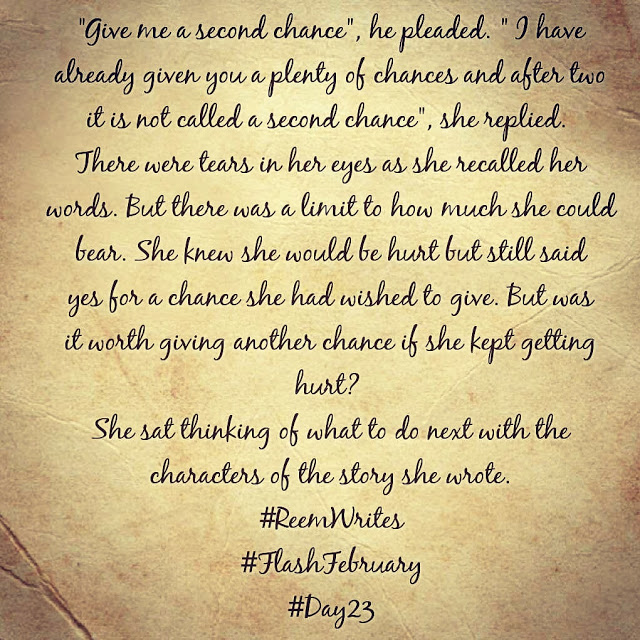 #FlashFebruary Day 23
